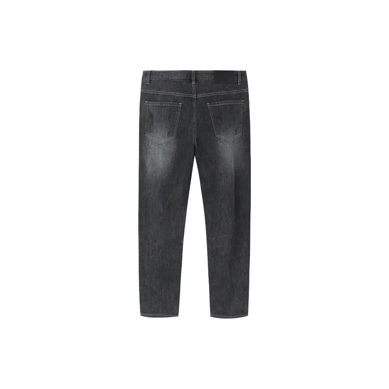 HLA Washable Fashion Letter Jeans Men's-7
