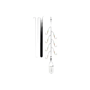 Fishing Warlords Fish Hook Nylon High Carbon Steel Hook Tandem Hooks
