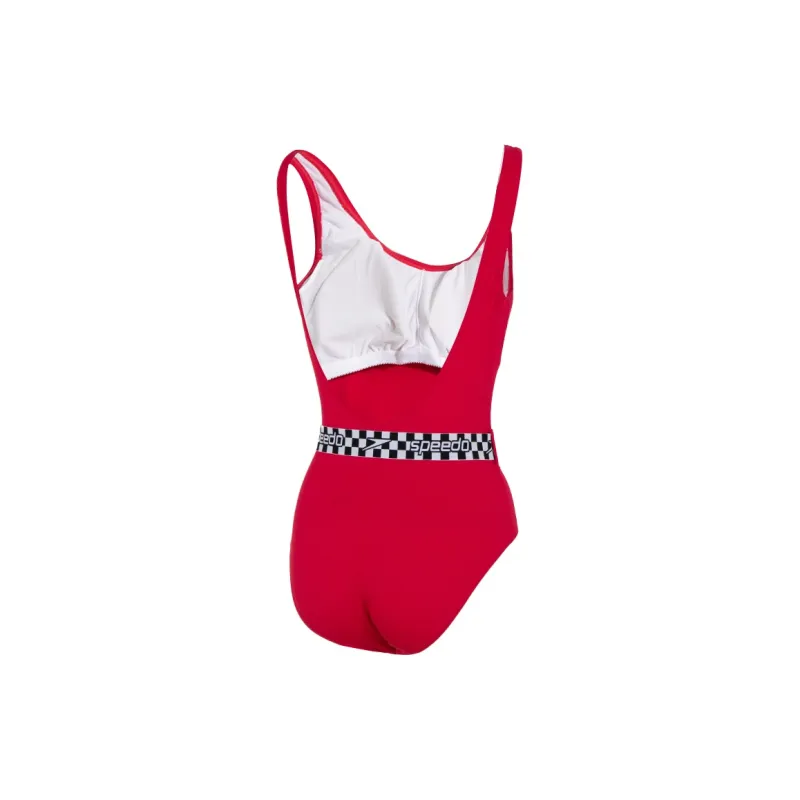 Speedo One piece Swimsuit Women's Red-1