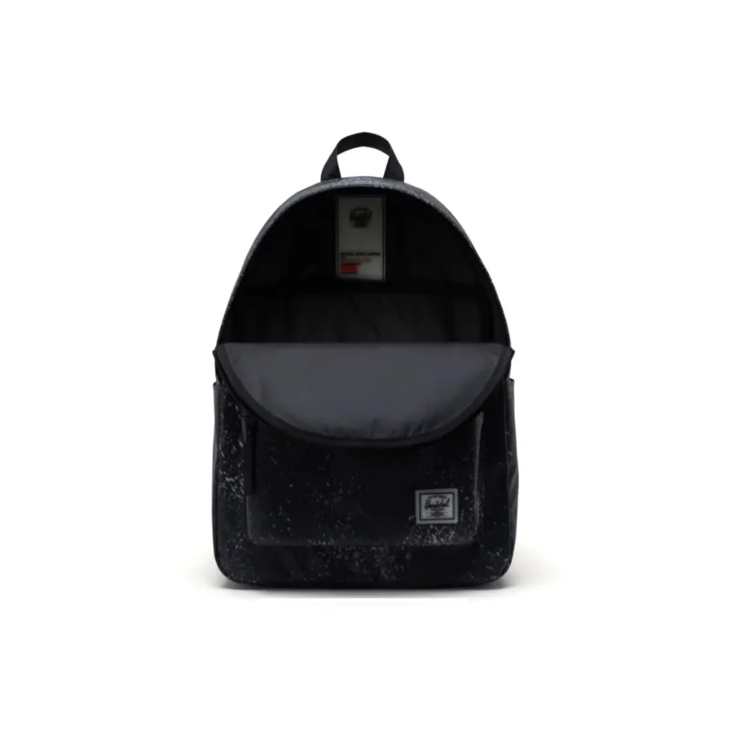 Herschel Waterproof And Rainproof Series Recycled Fabric Backpack Regular Unisex Spray Paint Black-3