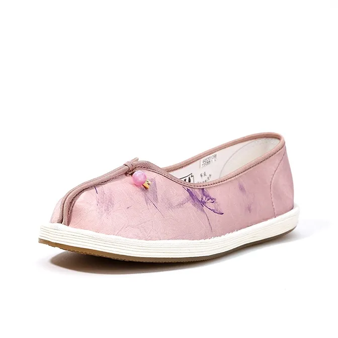Old Meihua Casual Single Shoes Women's Purple-1
