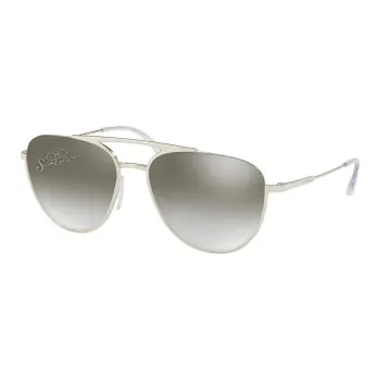 PRADA Metal Aviator Sunglasses Men's Silver
