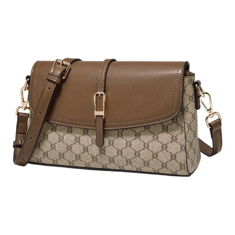 Marino Orlandi Synthetic Leather Shoulder Bag Medium Size Women's Coffee-5