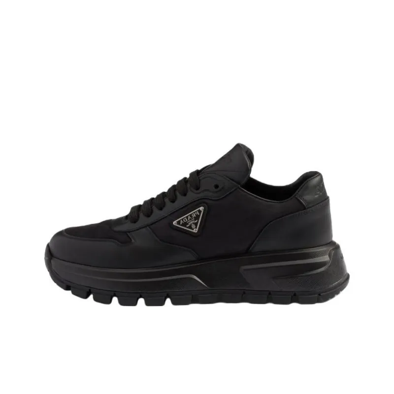 PRADA PRAX 1 Low Top Casual Shoes Women's Black-0
