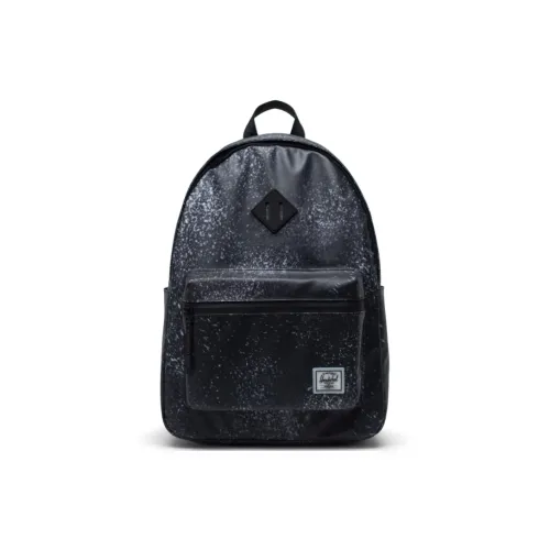 Herschel Waterproof And Rainproof Series Backpacks Spray Paint Black