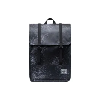 Herschel Recycled Fabric Backpack Unisex Spray Paint Black