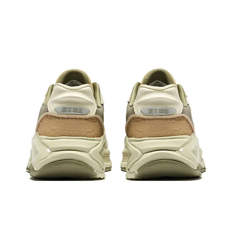Erke Durable Breathable Low Top Casual Shoes Men's Light Brown-3