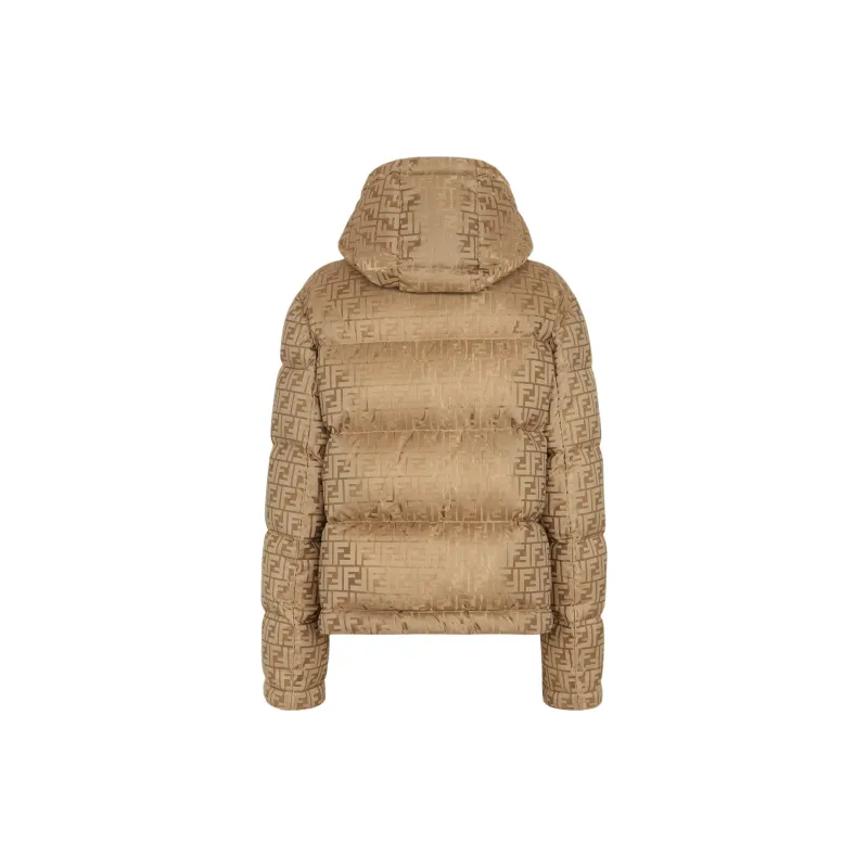 FENDI Logo Detailed Padded Jacket-1