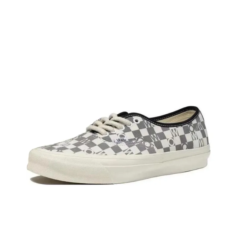 WORKSOUT x Vans Style 36 Slip Resistant Low Top Skateboard Shoes Unisex Gray White-0