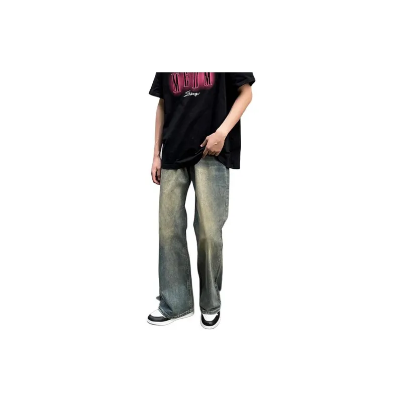 MGXEK Jeans Unisex Vintage Blue-1