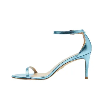 Stuart Weitzman/SW Nudist Strap Sandals 7.5cm Women's Blue