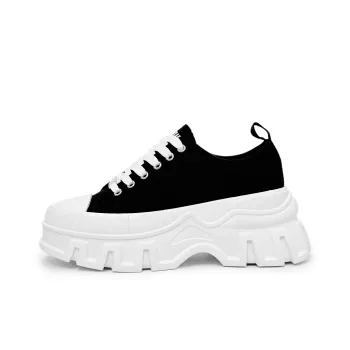 SLNU 3 Abrasion Resistant Lightweight Slip Resistant Low Top Casual Shoes Unisex Black