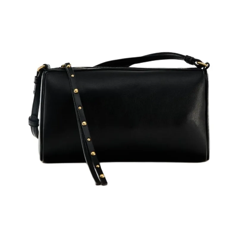 ZARA PU Shoulder Bag Crossbody Bag Mini Women's Black-0
