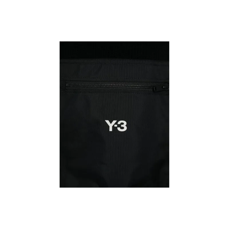 Y 3 Wool Knit Scarves Men's Black-2