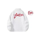 White (Red Embroidery)