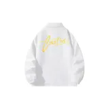 White (Yellow Embroidery)