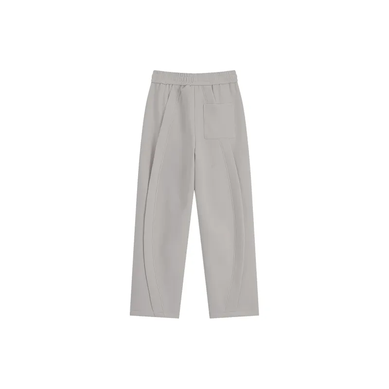 JCUI Casual Pants Unisex Apricot-14