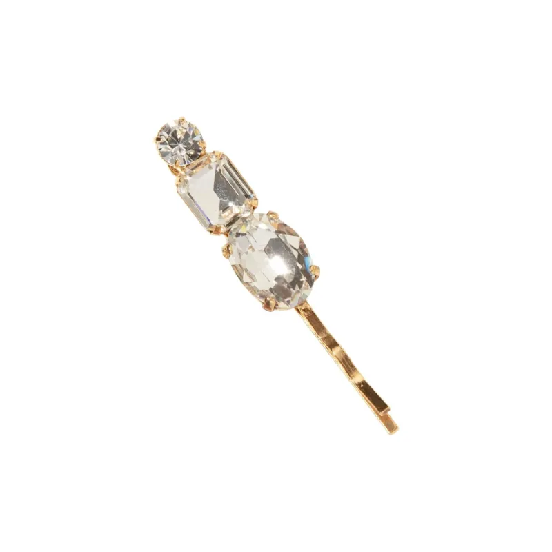 Jennifer Behr Ramona Crystal-embellished Bobby Pin-1