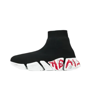 Balenciaga Speed 2.0 Graffiti-Printed Sock Sneakers Women's
