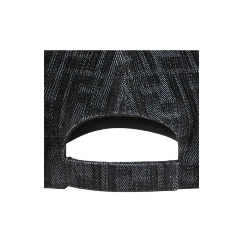 FENDI Viscose Baseball Caps Men's Black-2
