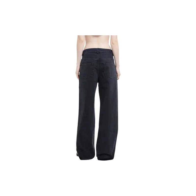 Ann Demeulemeester Bami High Waist Straight Leg Jeans-1