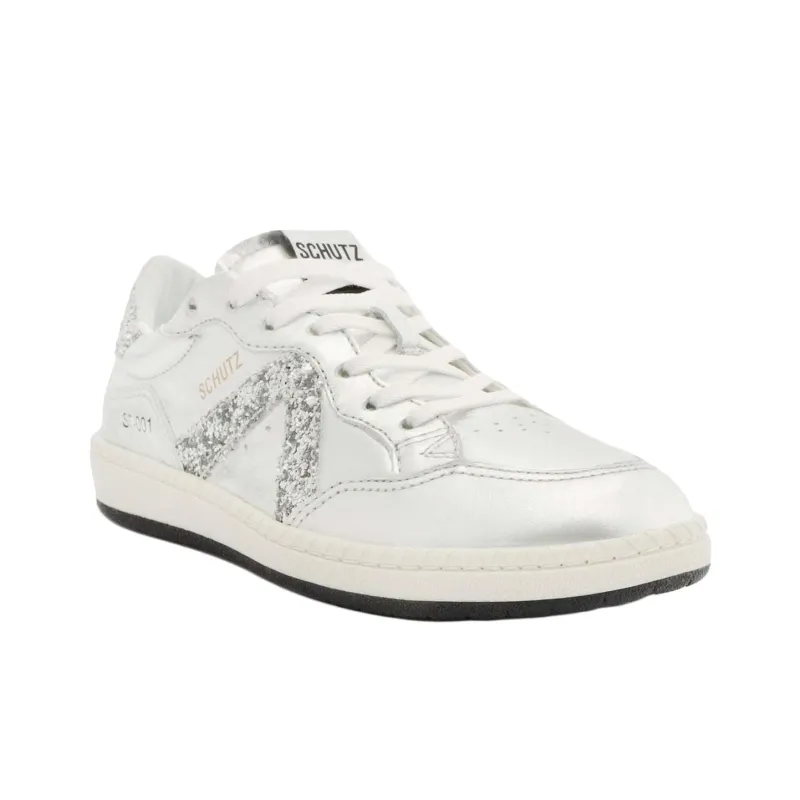 Schutz ST-001 Low-Top Skateboard Shoes Women's Silver-2