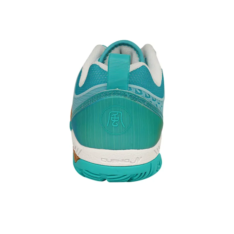 Venson Snake Shoes Coverage Wear-Resistant Low-Top Badminton Shoes Unisex Green Dove-2