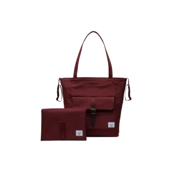 Herschel EcoSystem™ 600D Fabric Tote Bag Shopping Bag Shoulder Bag Handbag Women's Burgundy