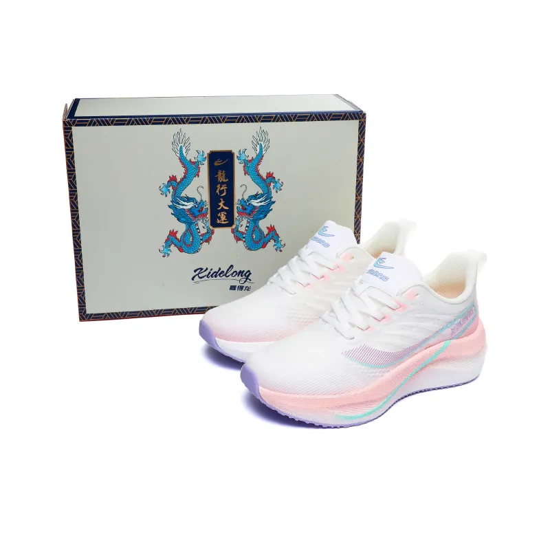 XIDELONG Running Shoes Unisex Low Top Profit Pink-5