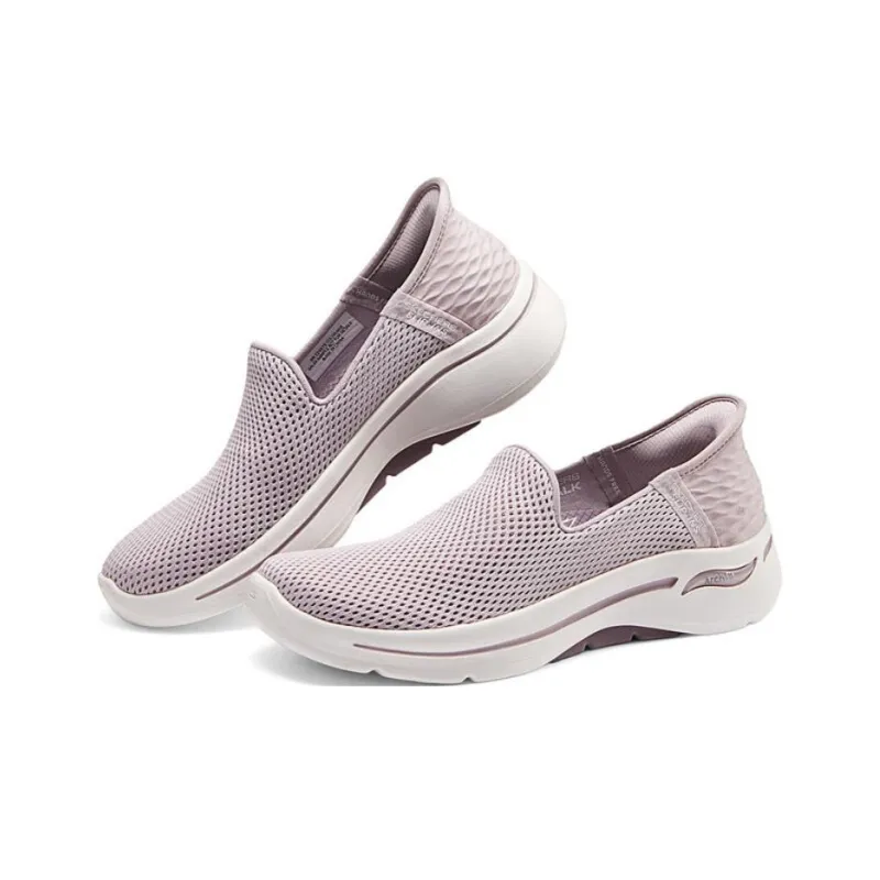 Skechers GO WALK Slip-Resistant Breathable Low-Top Casual Shoes Women's Pink-2