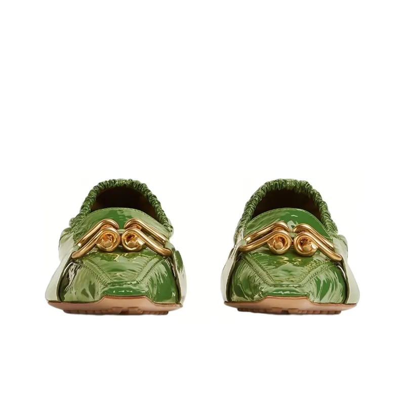 Bottega Veneta Madame Casual Single Shoes Women's Green-3
