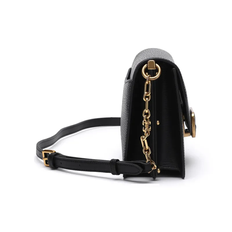 Satchi Top Grain Cow Leather Crossbody Bag Women's Red/White/Yellow/Purple/Black-30