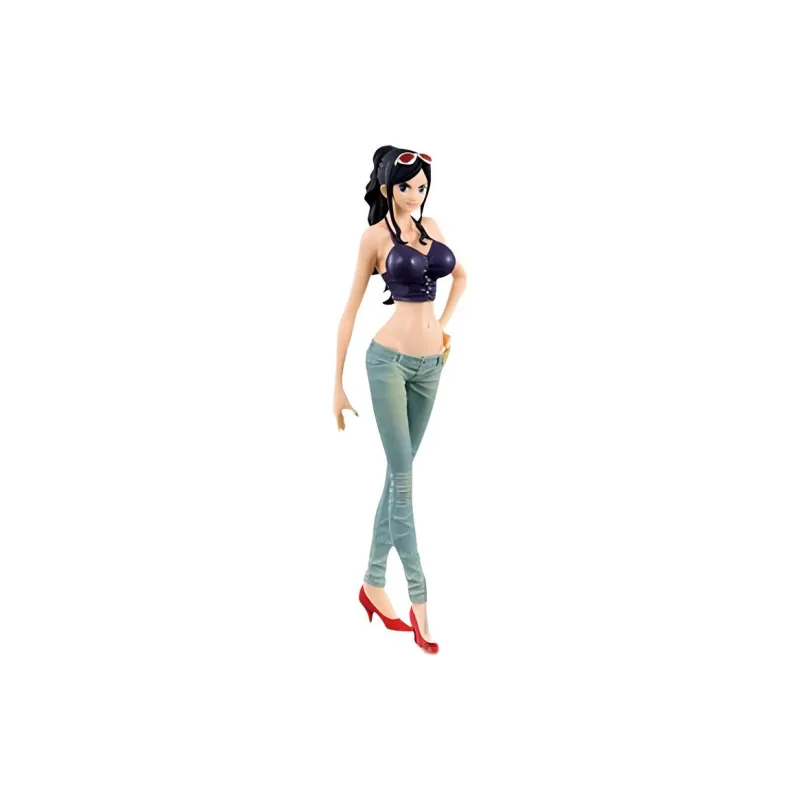 BANPRESTO Nico Robin Glass Factory Jeans Freak Vol. 3 One Piece Nico Robin Bonus Gifts Medium-3