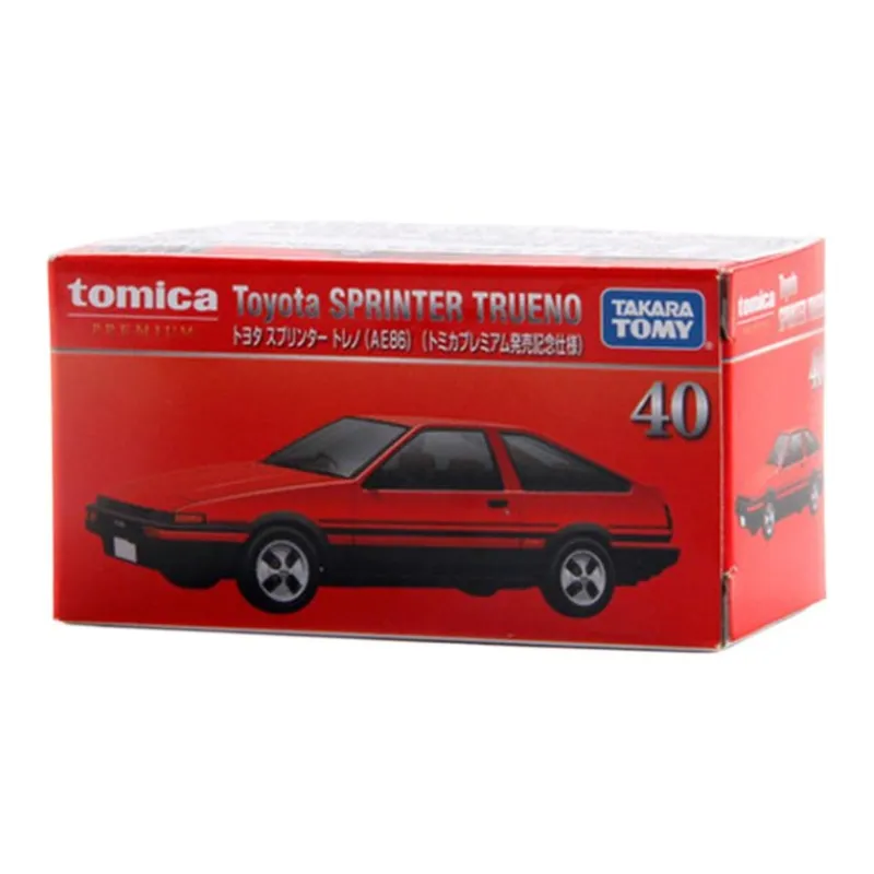 TAKARA TOMY Domeka TPSize 40 First Edition Head Text D AE86 Red Assembled Models-3