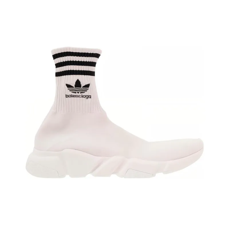 Balenciaga X Adidas Logo Embroidered Sock Sneakers-1