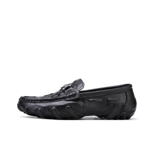 Wooden houses Gommino Loafers Men