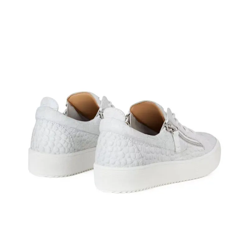 Giuseppe Zanotti/GZ Low Top Skateboard Shoes Women's White-4