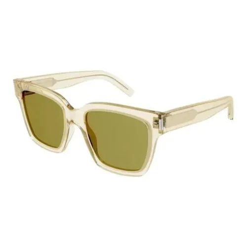 SAINT LAURENT Square Sunglasses Women's Yellow