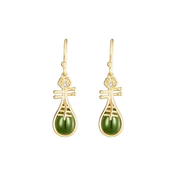 MAMADESHOUHU Earrings Jasper Women's