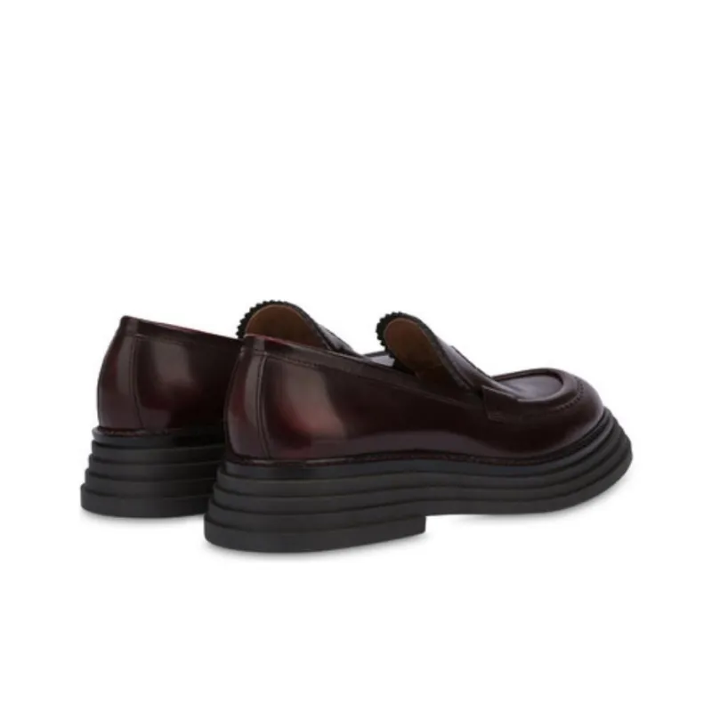Pollini Stairway Loafers Women's Dark Brown-4