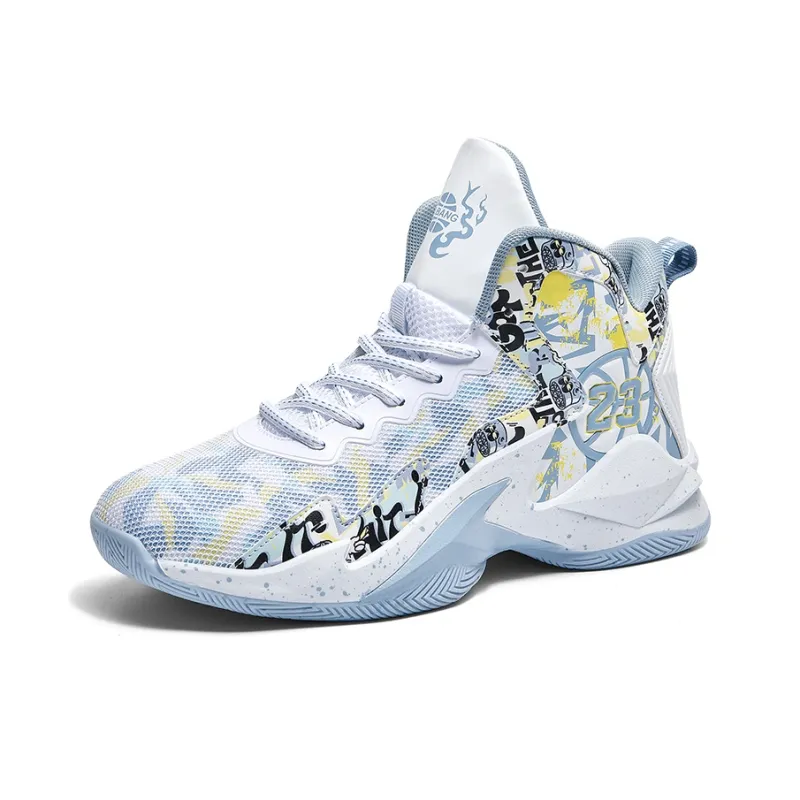 MUSNODO Slip Resistant, Abrasion Resistant, Rebound Resistant High Top Basketball Shoes Unisex-6
