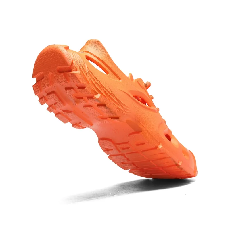 G.N.SHIJIA Clogs Unisex Orange Red-4