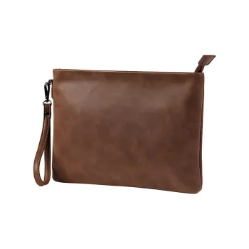 CARTELO PVC Clutch Handheld File Bag Regular Unisex Coffee