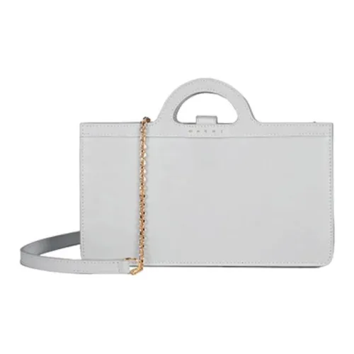 MARNI Calfskin Wallet Women's Gray