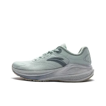 CHAOJIANTA Anti Slip Wear Resistant Low Top Running Shoes Women's White Gray Green