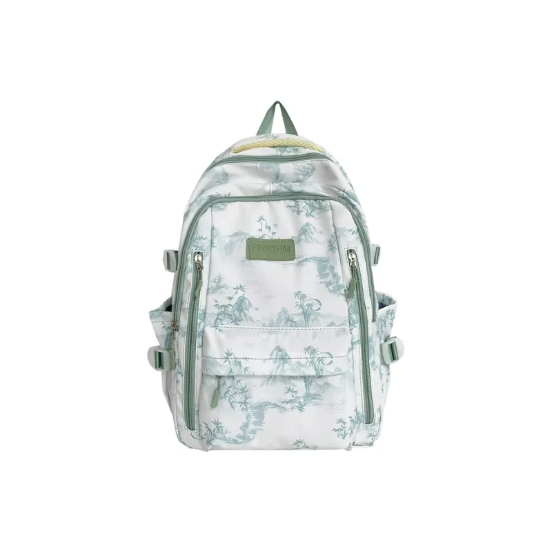 Kaka Tree Composite Cloth Backpack Regular Unisex Multicolor-5
