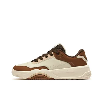 Erke Caramel Latte 2.0 Durable Breathable Low Top Skateboard Shoes Men's Warm Linen Hazelnut