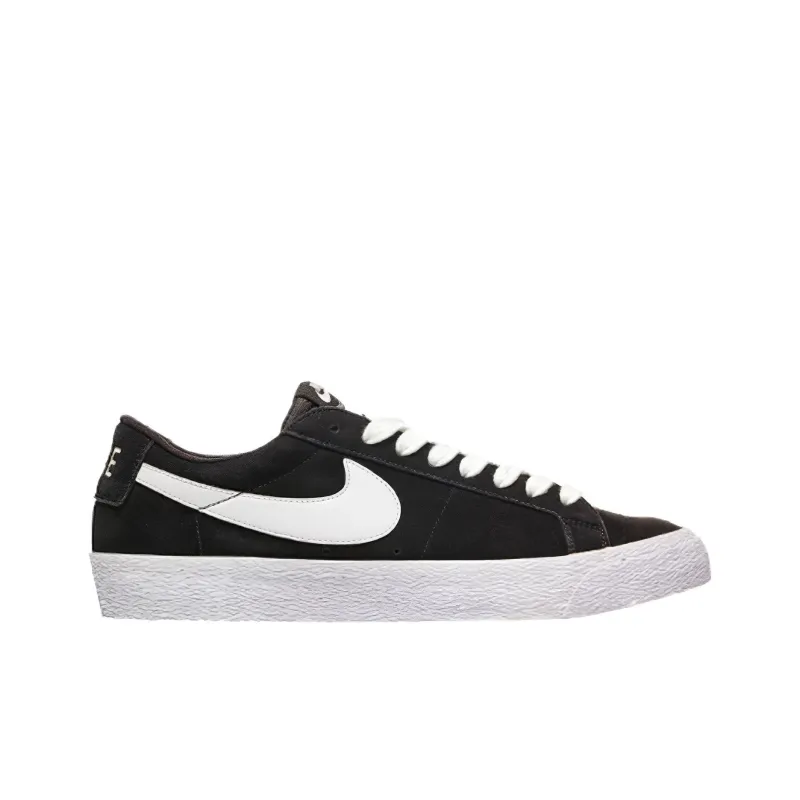 Nike Sb Blazer Low Black White-1