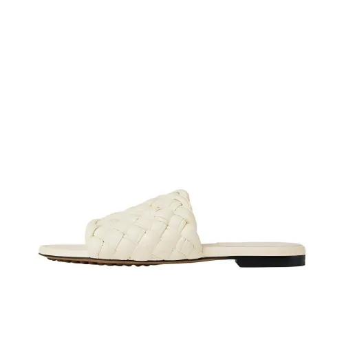 Bottega Veneta Dot Slip Resistant Slide Slippers Women's White