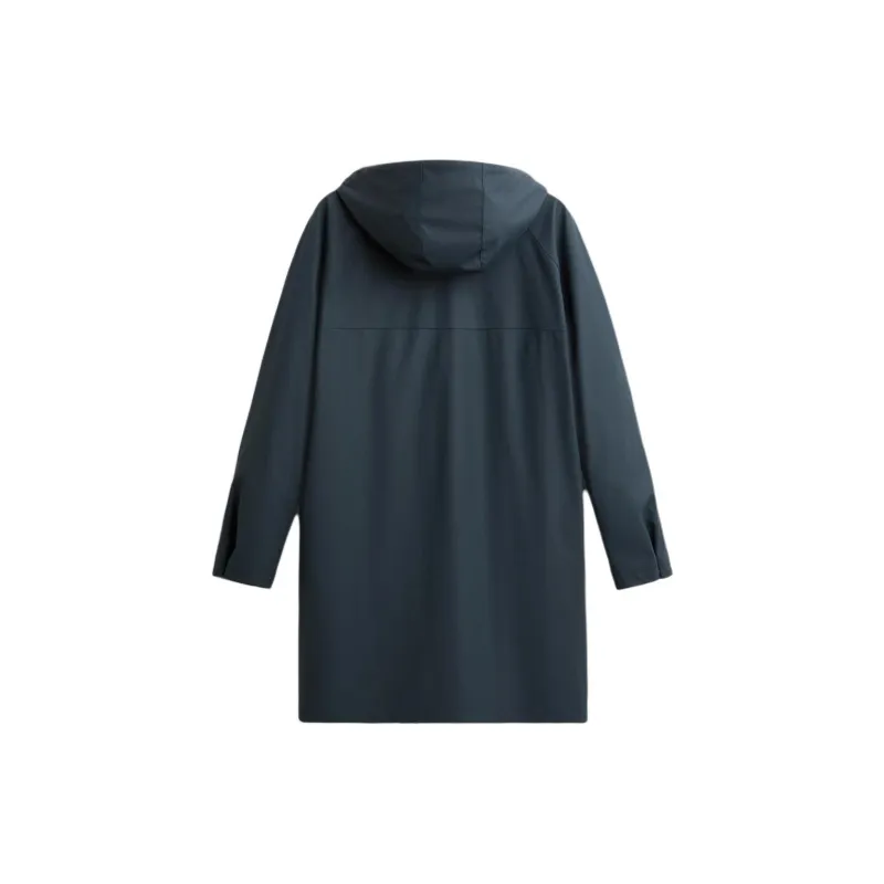 ZARA Parka Coats Men's Sea Blue-1